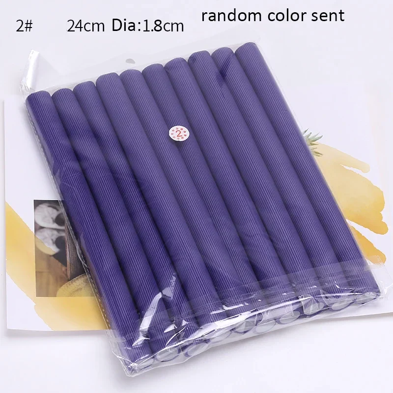 10 Pack Flexible Hair Curling Rods - Image 12