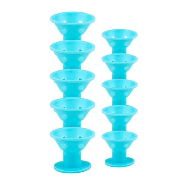 10 Pack Flexible Hair Curling Rods - Image 14