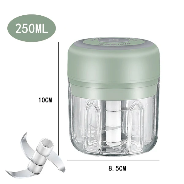 100/250ML Powerful Mini Electric Garlic/Vegetable Chopper Blender - Image 11