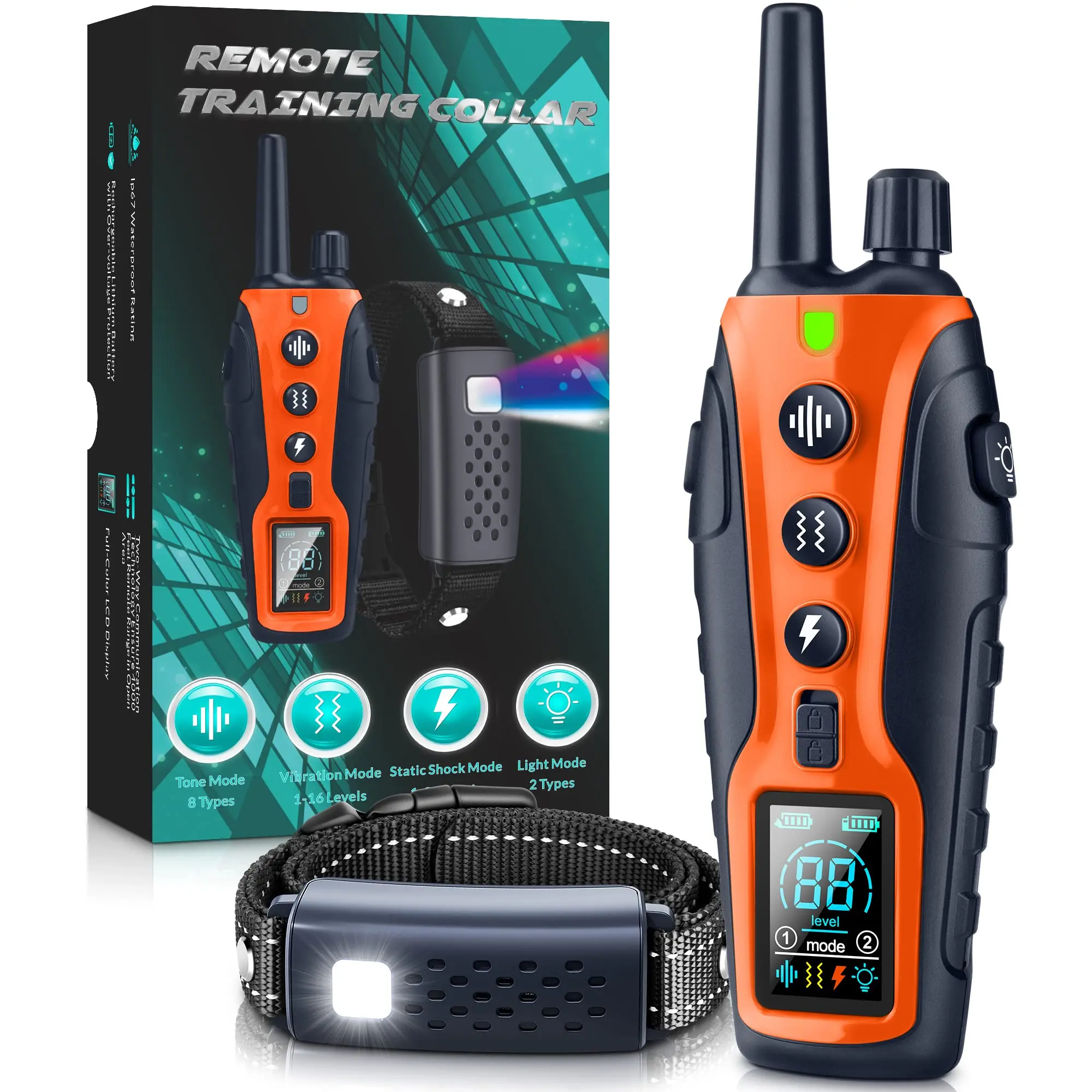 1000m Electric Dog Training Collar with Remote Control - Image 7