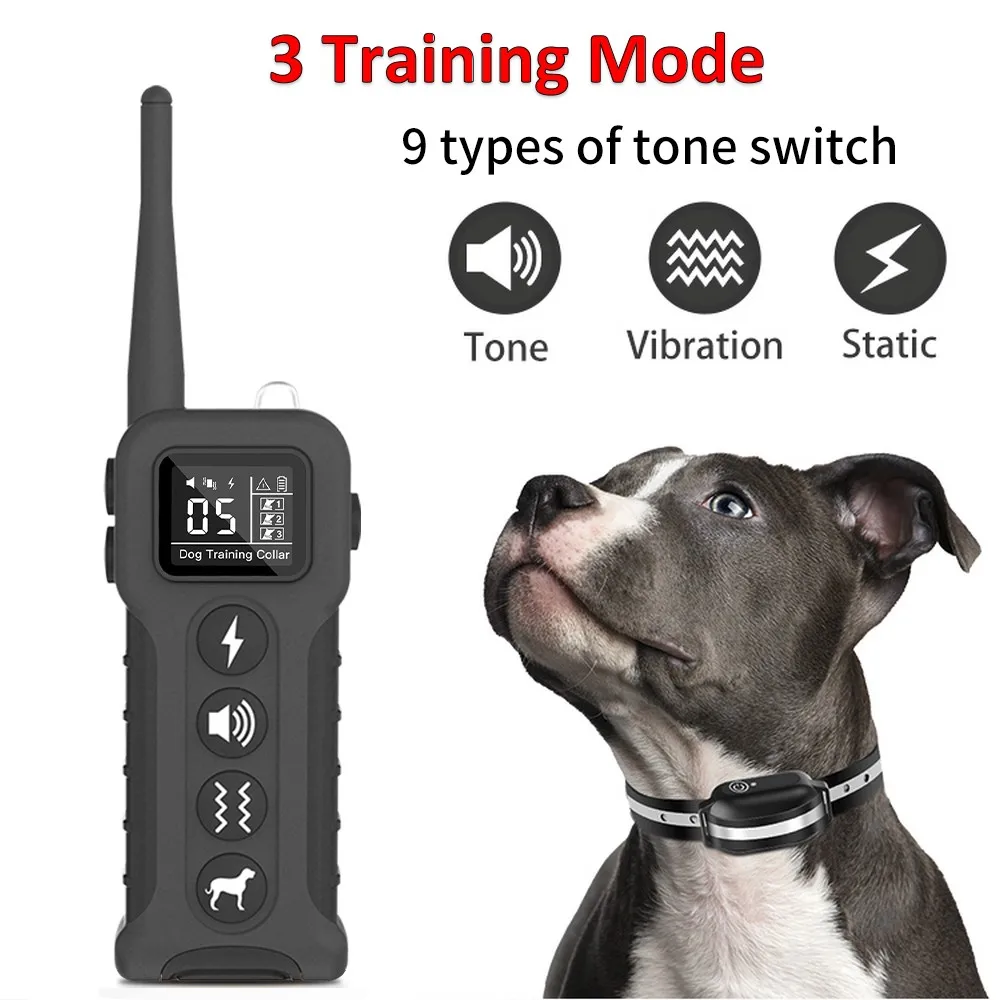 1000m Rechargeable Electric Dog Training Collar - Image 2