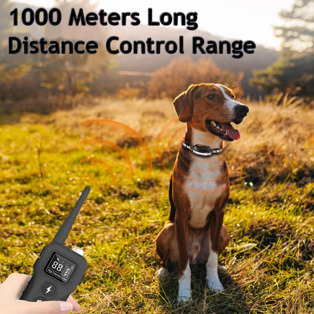 1000m Rechargeable Electric Dog Training Collar - Image 5