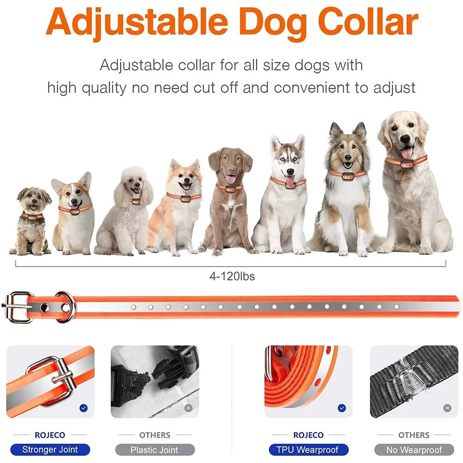 1000m Remote Control Electric Dog Training Collar with Rechargeable Battery  - Image 7
