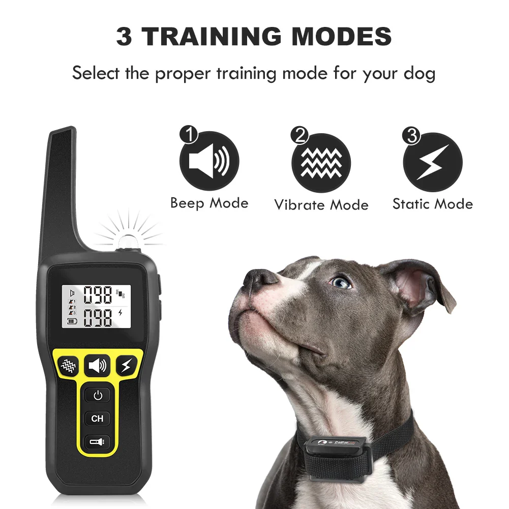 1000M Remote Dog Training Collar with Rechargeable Waterproof collar - Image 5