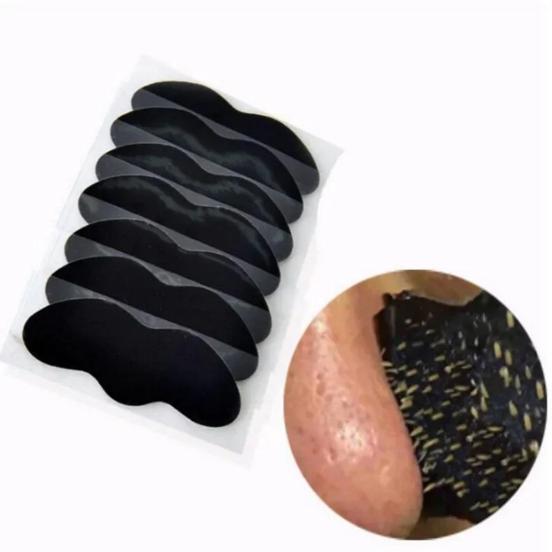 10pcs Bamboo Charcoal Nose Strips – Blackhead & Comedone Removal Mask - Image 2