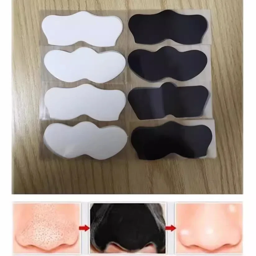 10pcs Bamboo Charcoal Nose Strips – Blackhead & Comedone Removal Mask - Image 4