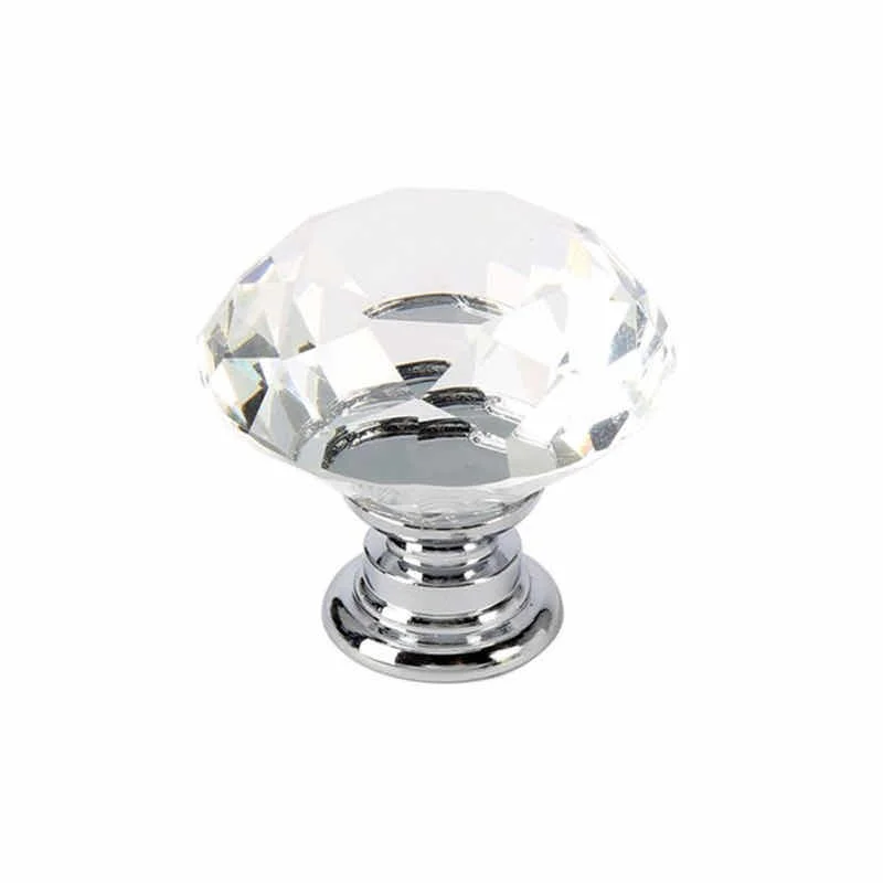 10Pcs/set 30mm Diamond-Shaped Crystal Glass Knobs - Image 4