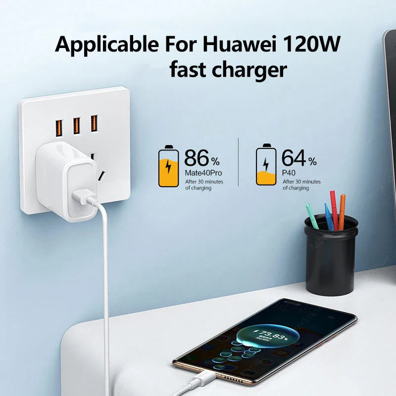 120W 10A USB-C Type-C Fast Charging Cable - Image 3