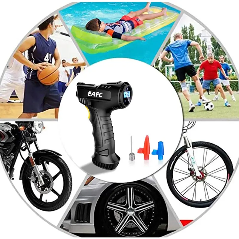 120W Handheld Air Compressor Wireless/Wired Inflatable Pump - Image 4