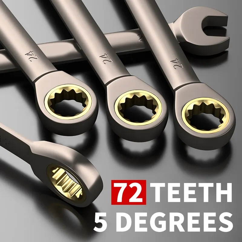 12pcs/6pcs Dual-use Ratchet Head - Image 2