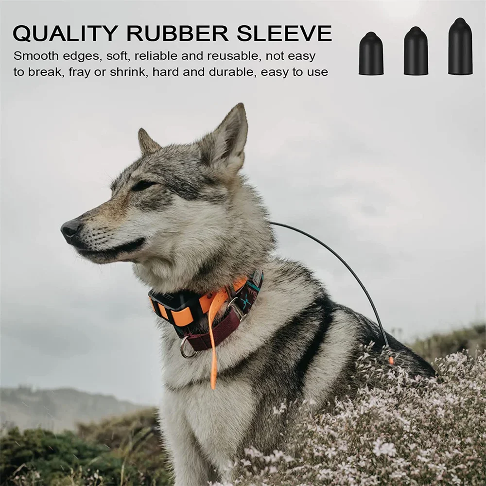 12x Replacement Conductive Silicone Caps for Dog Training Collars - Image 3
