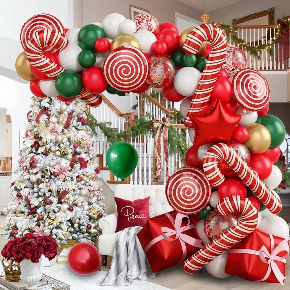 137PCS Christmas Balloon Decoration Set - Image 2