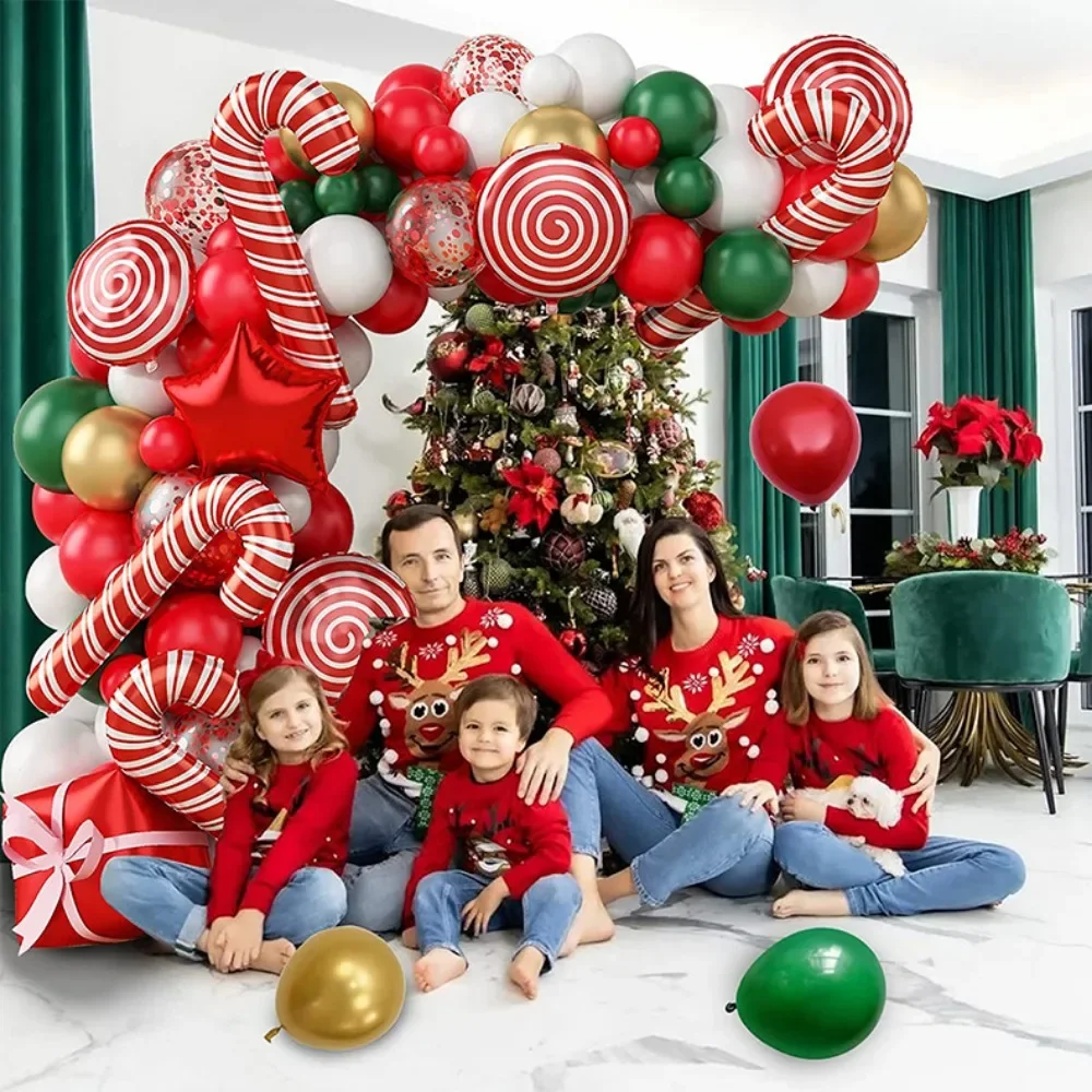 137PCS Christmas Balloon Decoration Set - Image 4