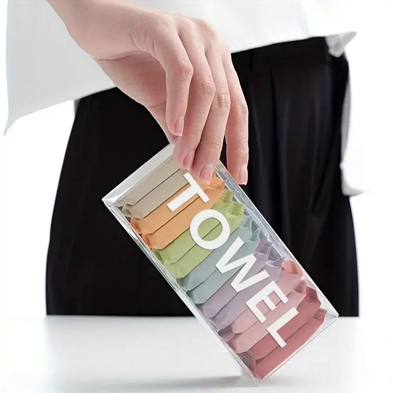 14-Pack Portable Compressed Face Towels - Image 5