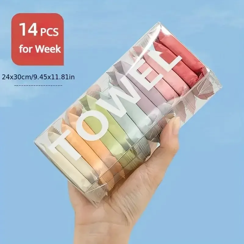 14-Pack Portable Compressed Face Towels - Image 7