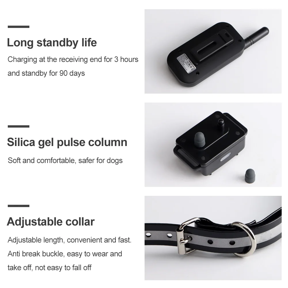 1500m Electric Dog Training Collar with Voice Walkie-Talkie - Image 5