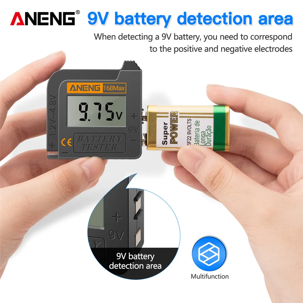 168Max Digital Lithium Battery Tester - Image 3