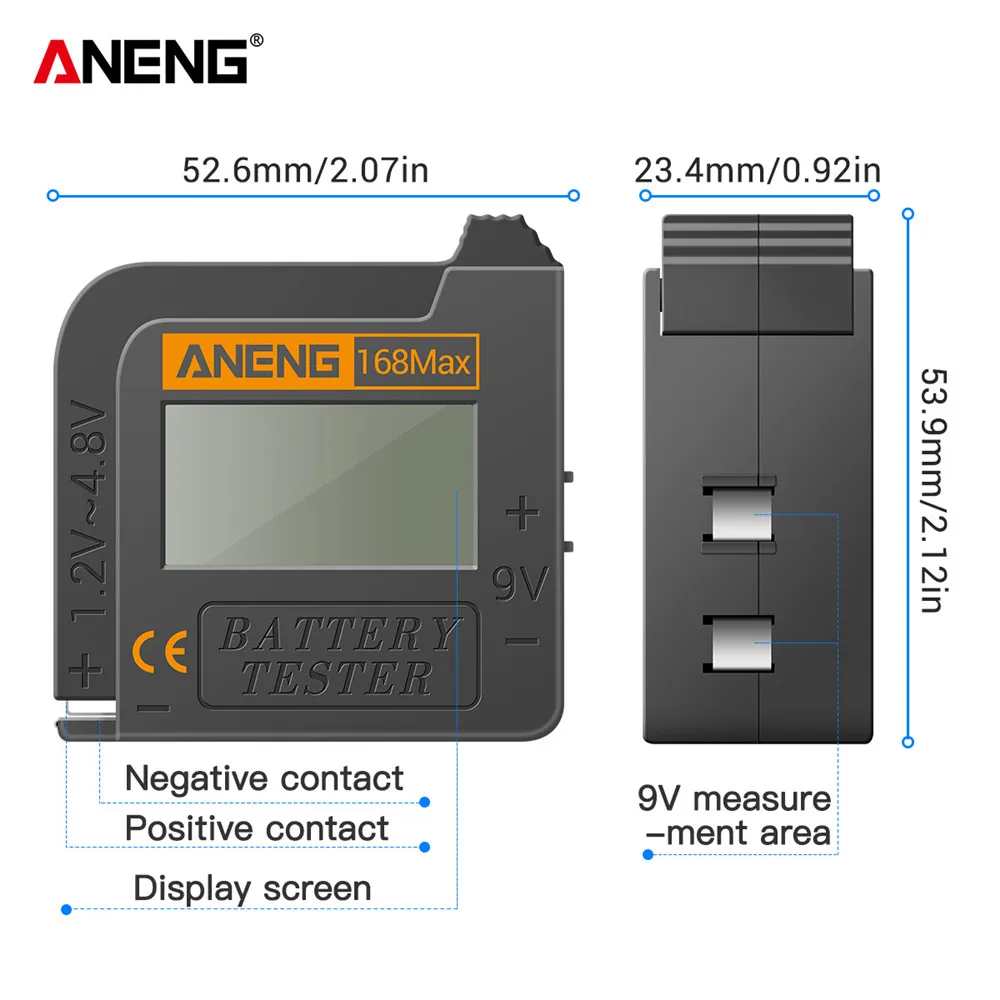 168Max Digital Lithium Battery Tester - Image 6