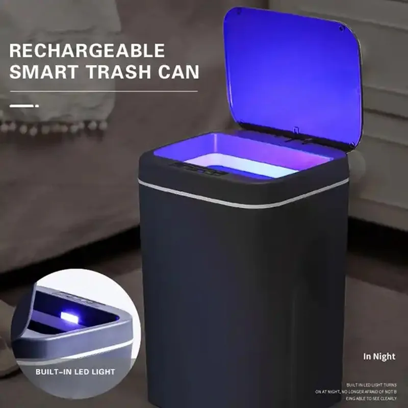 16L Electric Touchless Smart Bin - Image 2