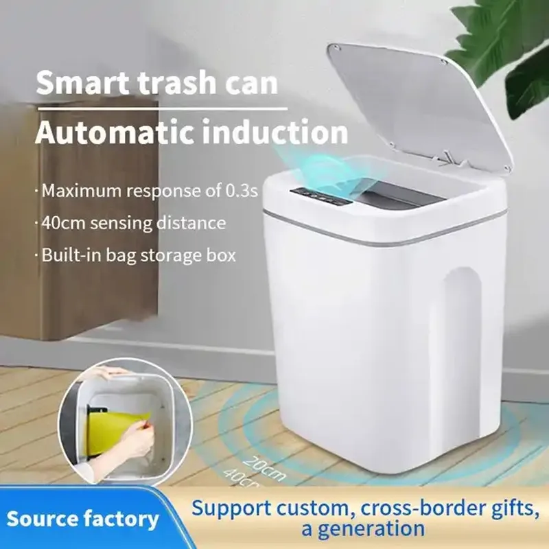 16L Electric Touchless Smart Bin - Image 3