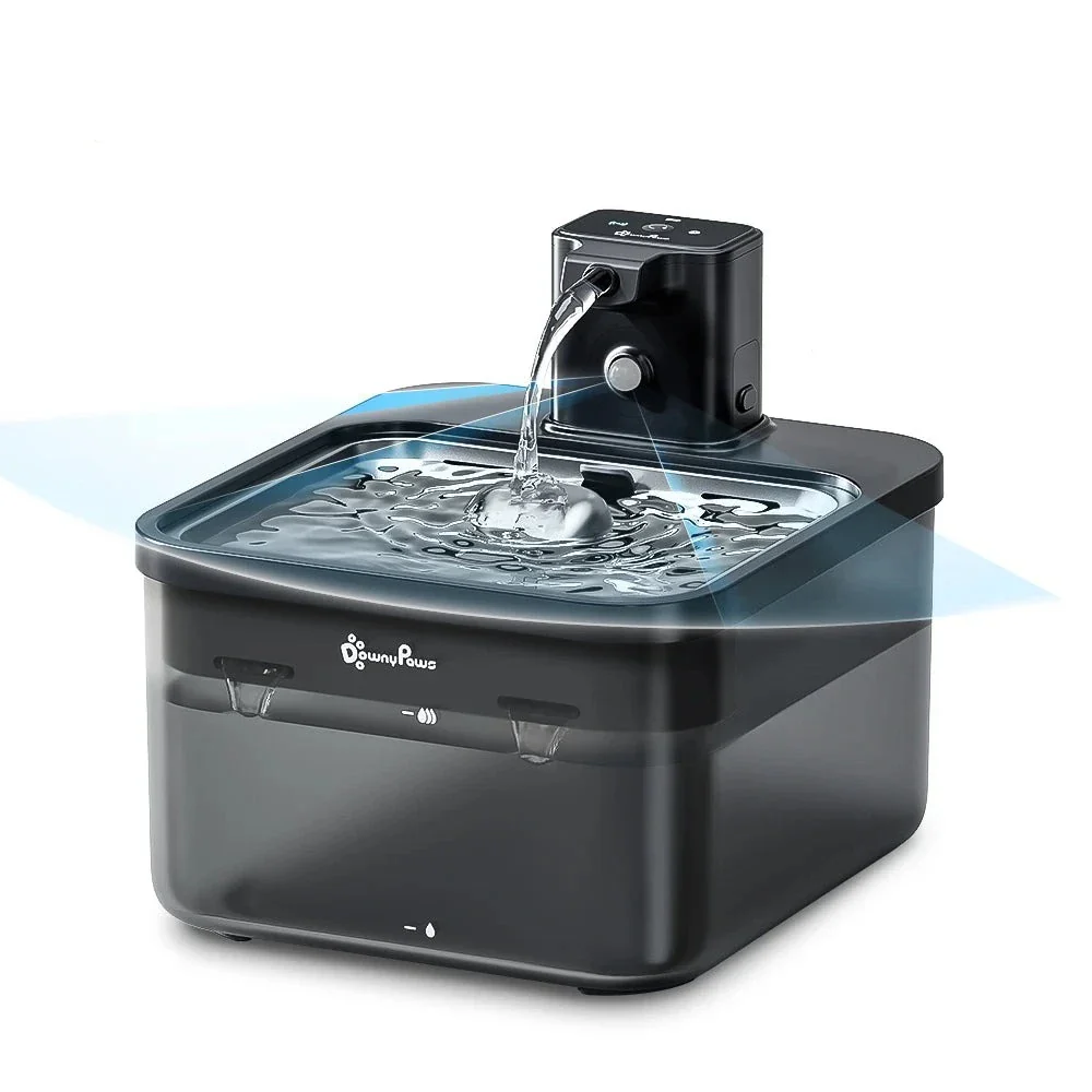 2.5L Automatic Stainless Steel Cat Water Fountain - Image 8