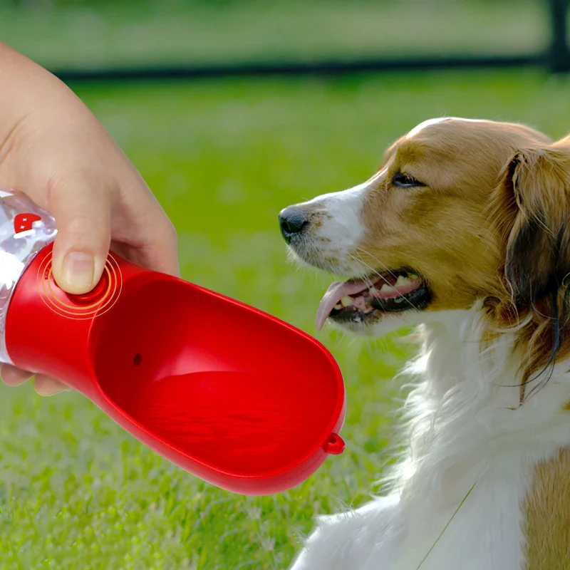 2-in-1 Dog & Cat Water Bottle with Food Container – Portable Leak-Proof Travel Feeder - Image 3