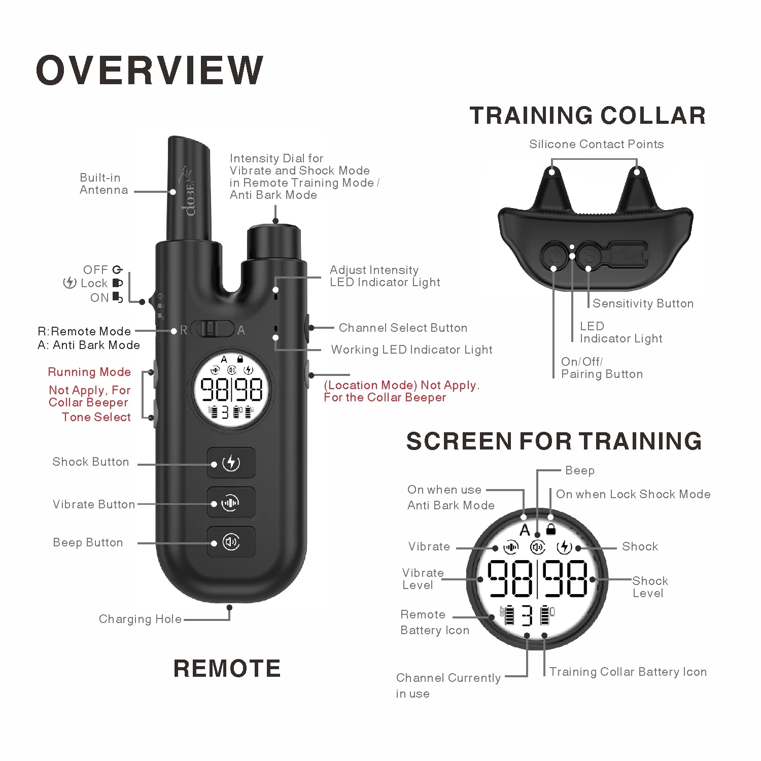 2-in-1 Dog Shock Collar  - Image 3