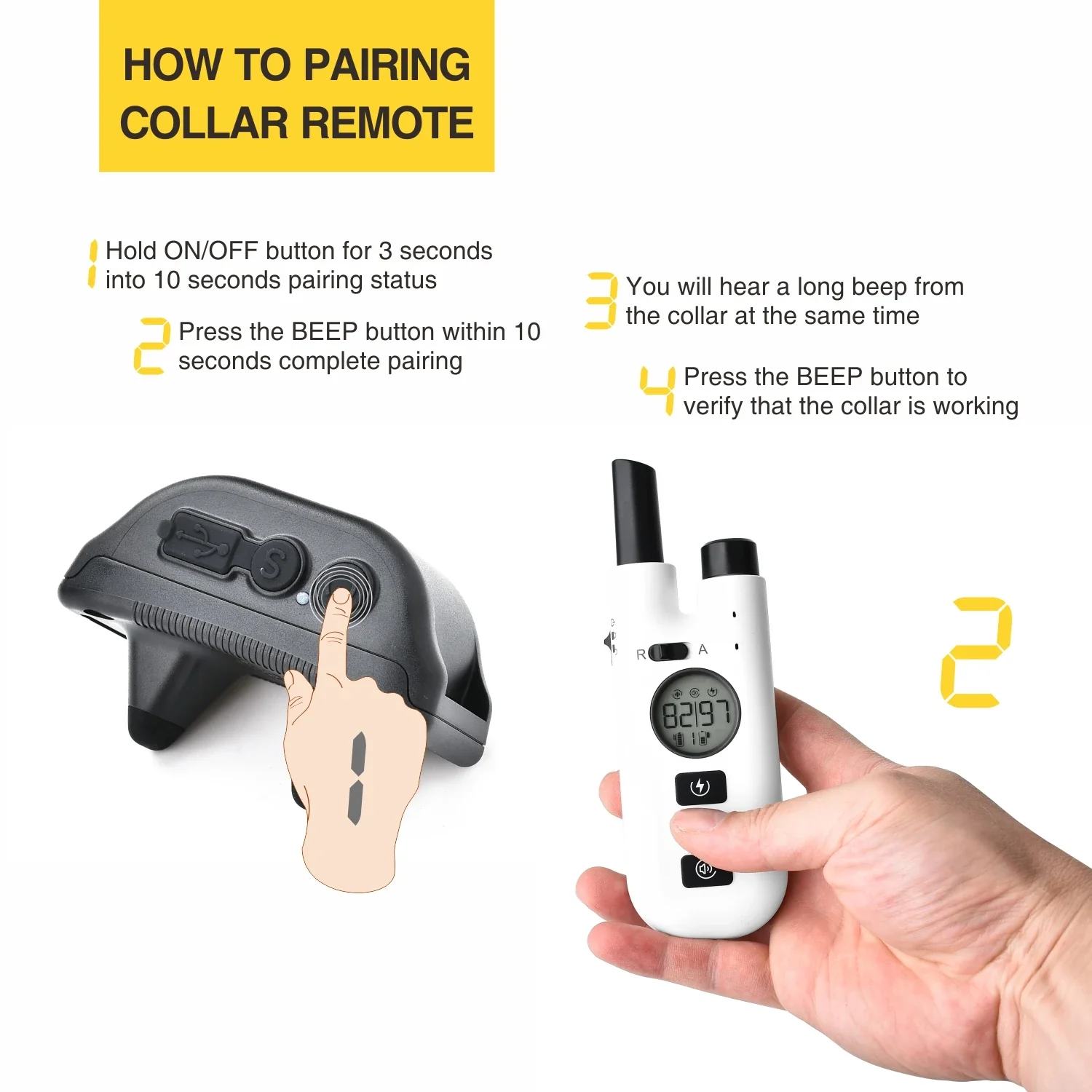 2-in-1 Dog Training and Anti-Bark Collar - Image 3