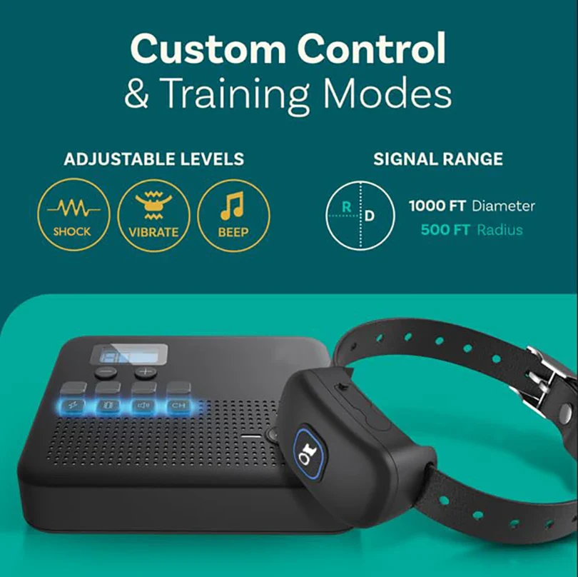 2-in-1 Electric Pet Wireless Fence and Dog Training Collar System - Image 2