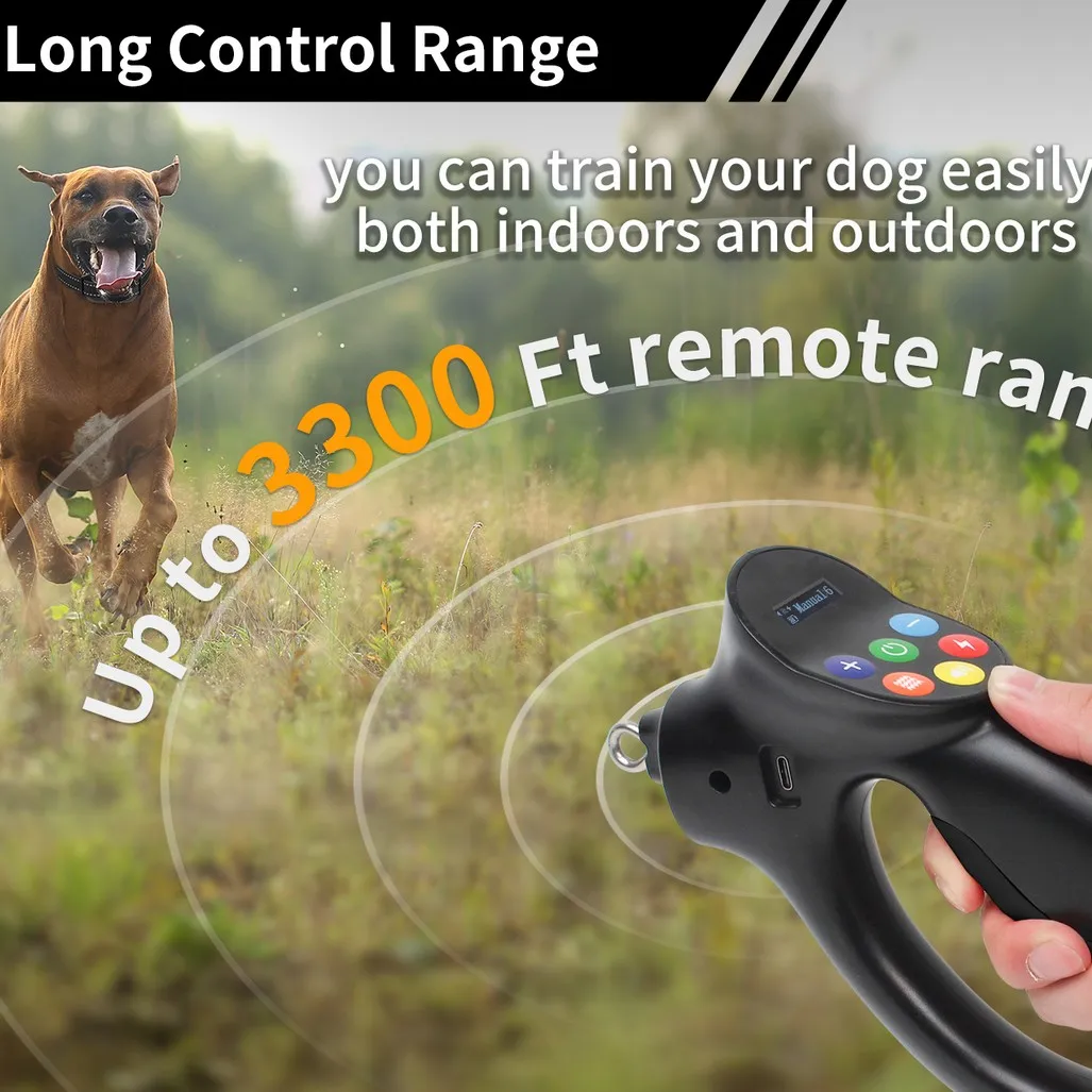 2-in-1 Function Dog Training Collar & Anti-Tugging Pulling Dog Leash - Image 4