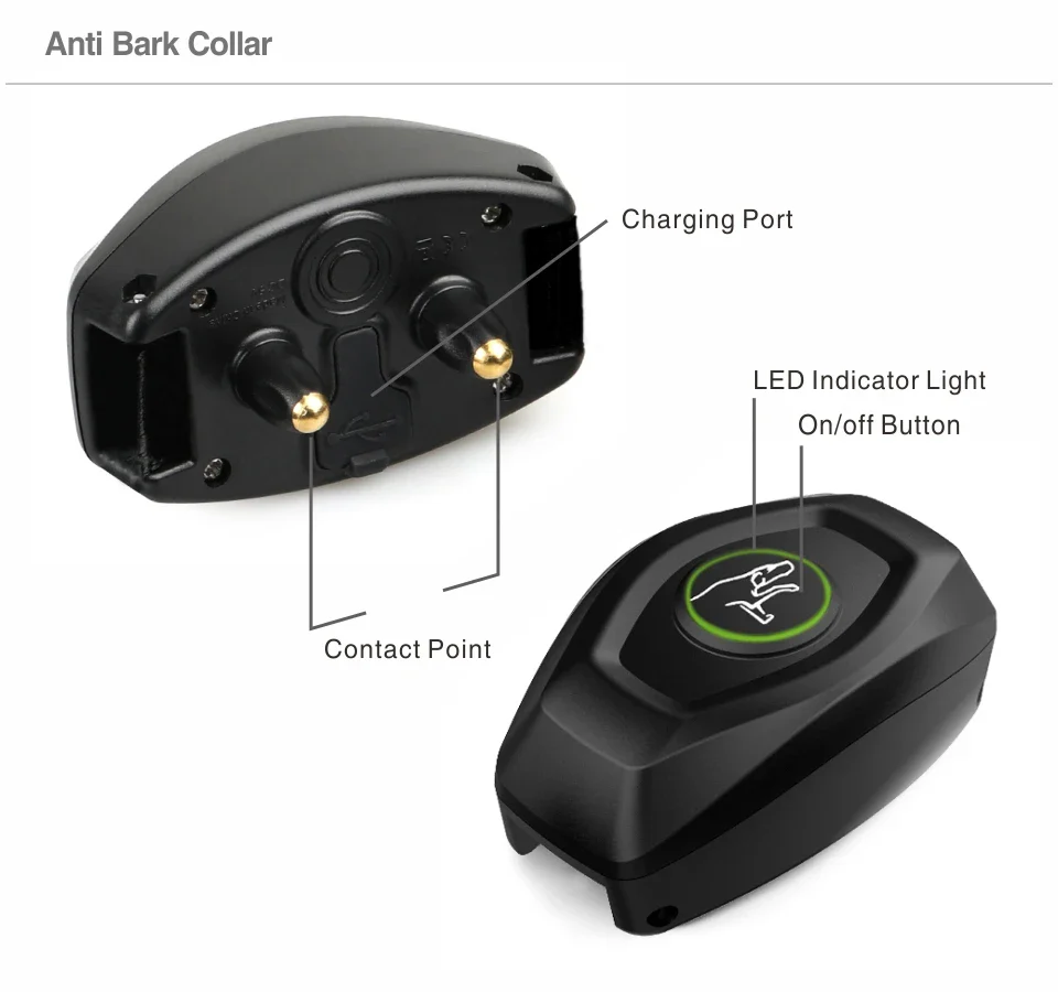 2-in-1 Pet Dog Training Collar with Automatic Anti-Bark Feature - Image 3