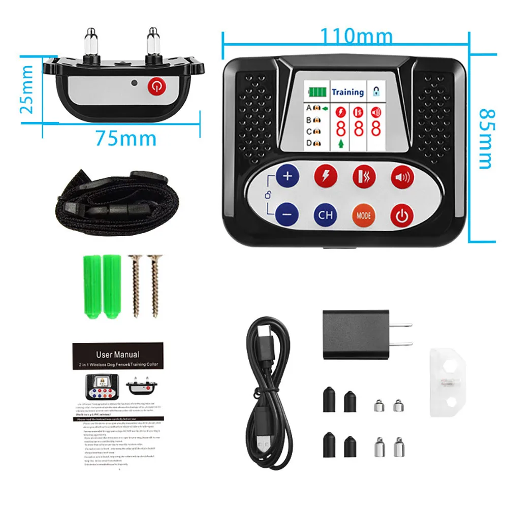 2-in-1 Pet Wireless Electronic Fence & Smart Dog Training Device - Image 6