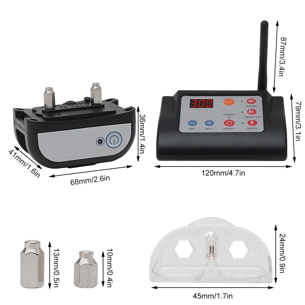 2-in-1 Wireless Electronic Dog Fence System and Training Collar - Image 3