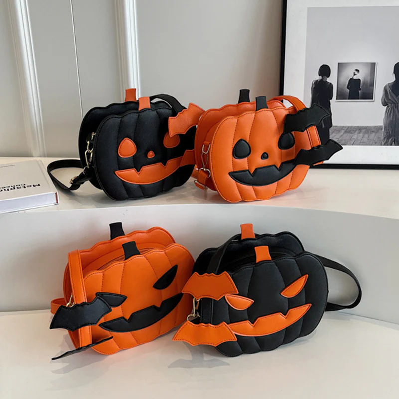 Halloween Pumpkin Shoulder Crossbody Bag - Image 10