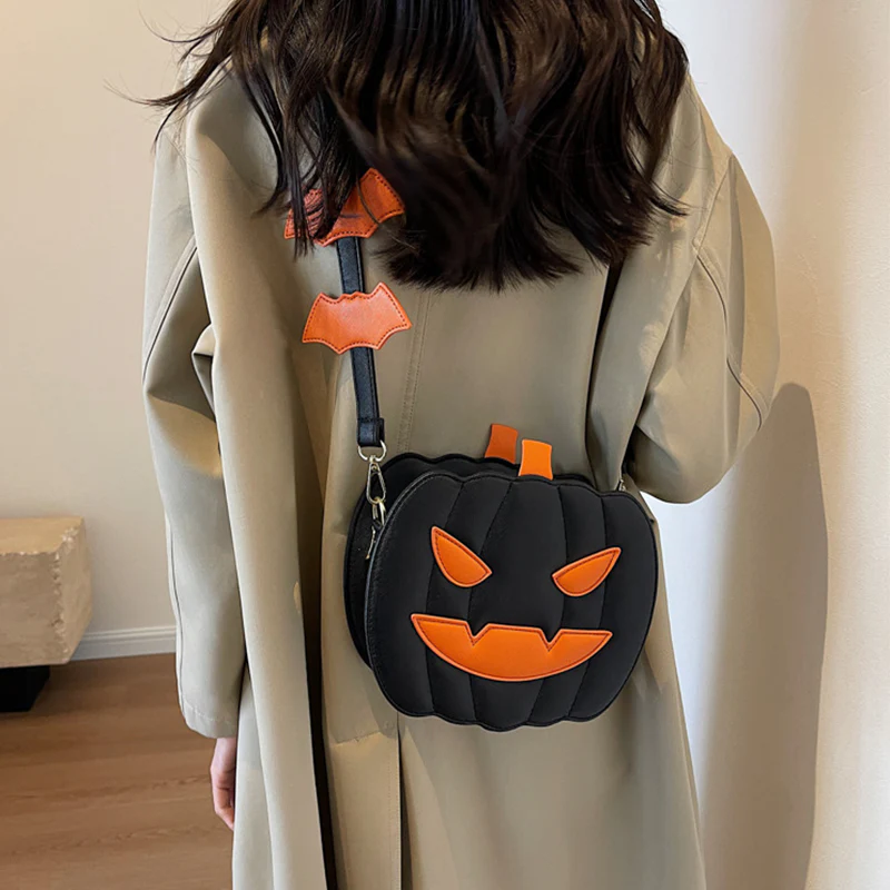 Halloween Pumpkin Shoulder Crossbody Bag - Image 2
