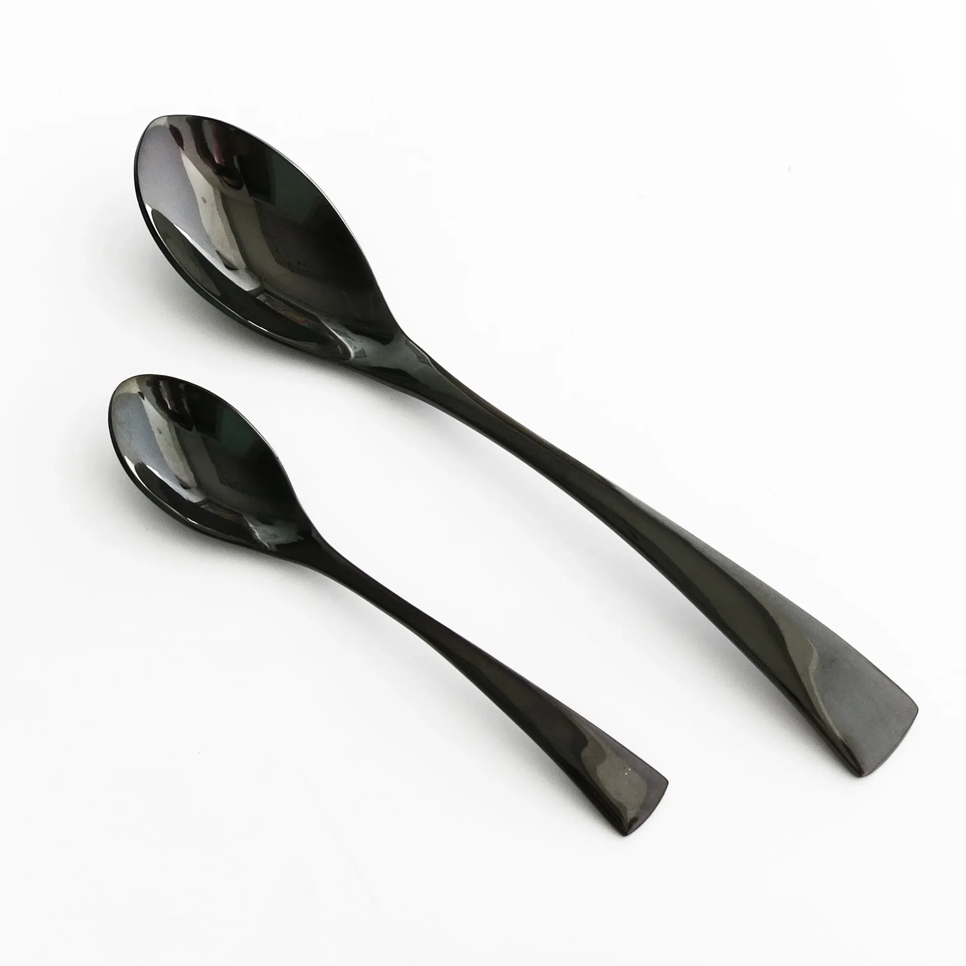 24Pcs 18/10 Stainless Steel Dinnerware Set - Image 4
