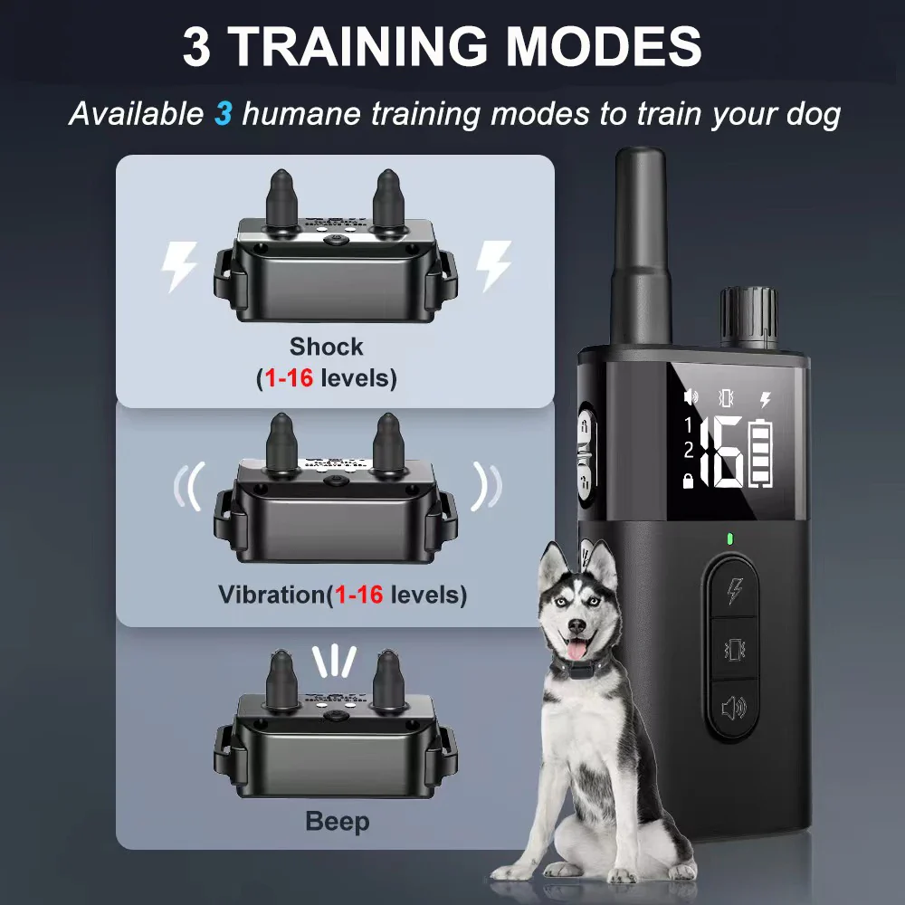 2600FT Dog Training Collar with Remote - Image 2