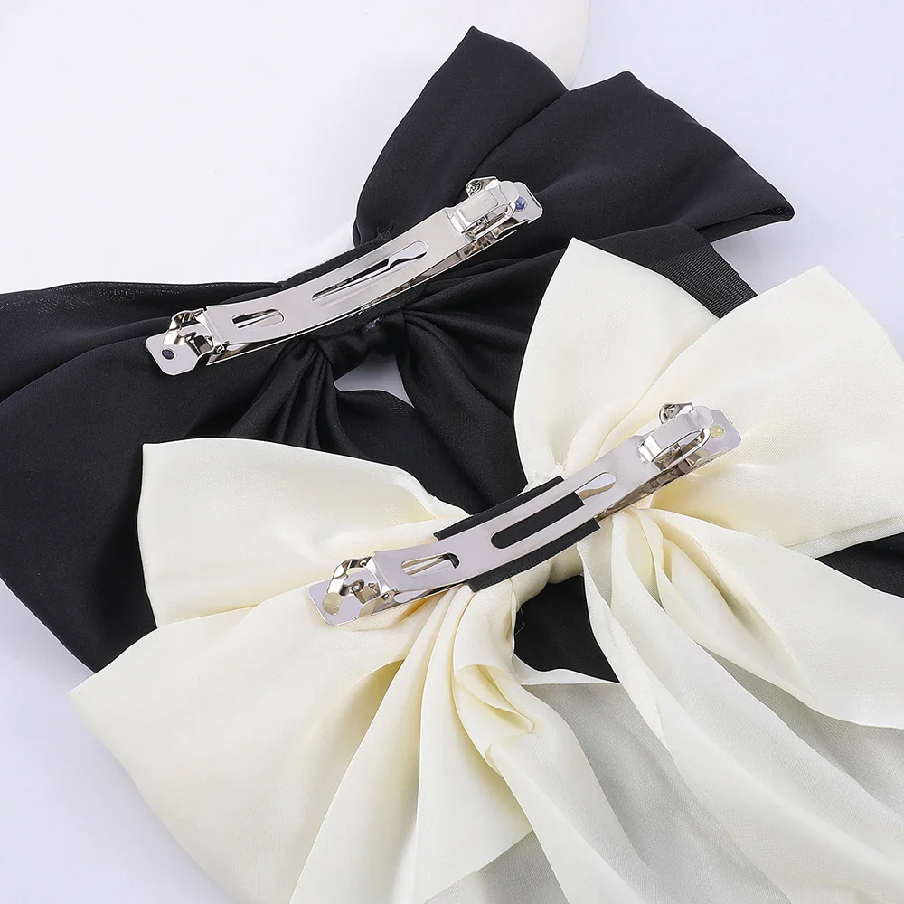 2PCs Set Bow Hair Clips - Image 5