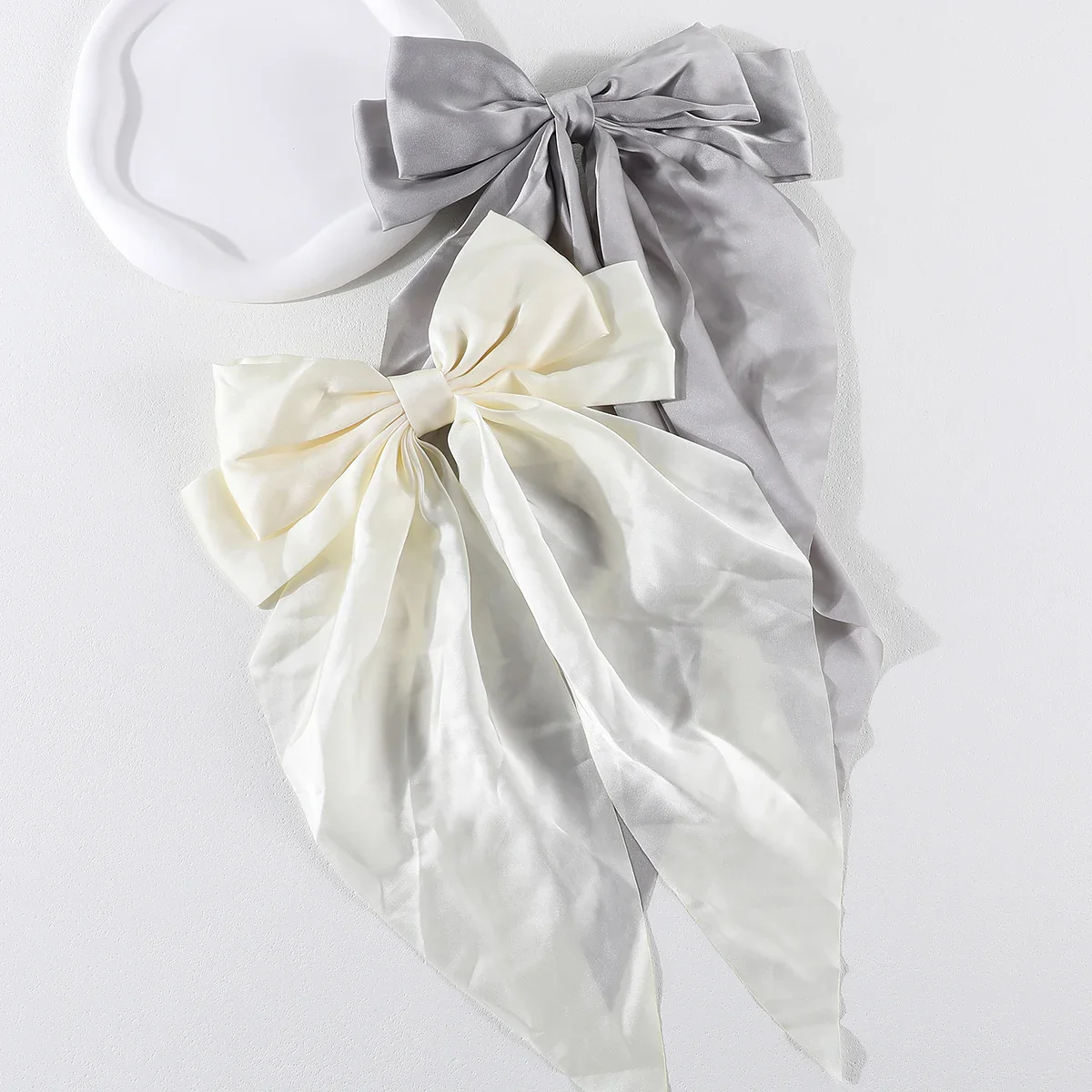 2PCs Set Bow Hair Clips - Image 8