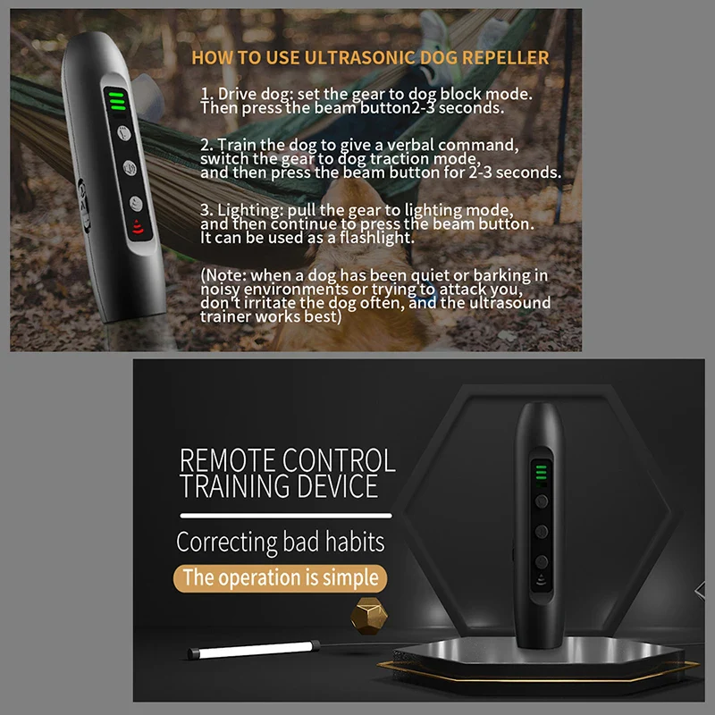3-in-1 Anti-Barking and Training Device - Image 5