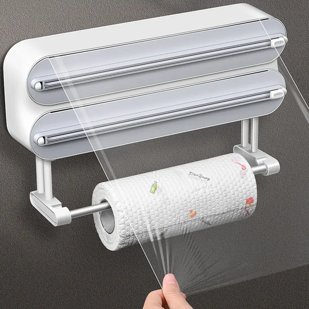 3-in-1 Plastic Wrap Dispenser - Image 2