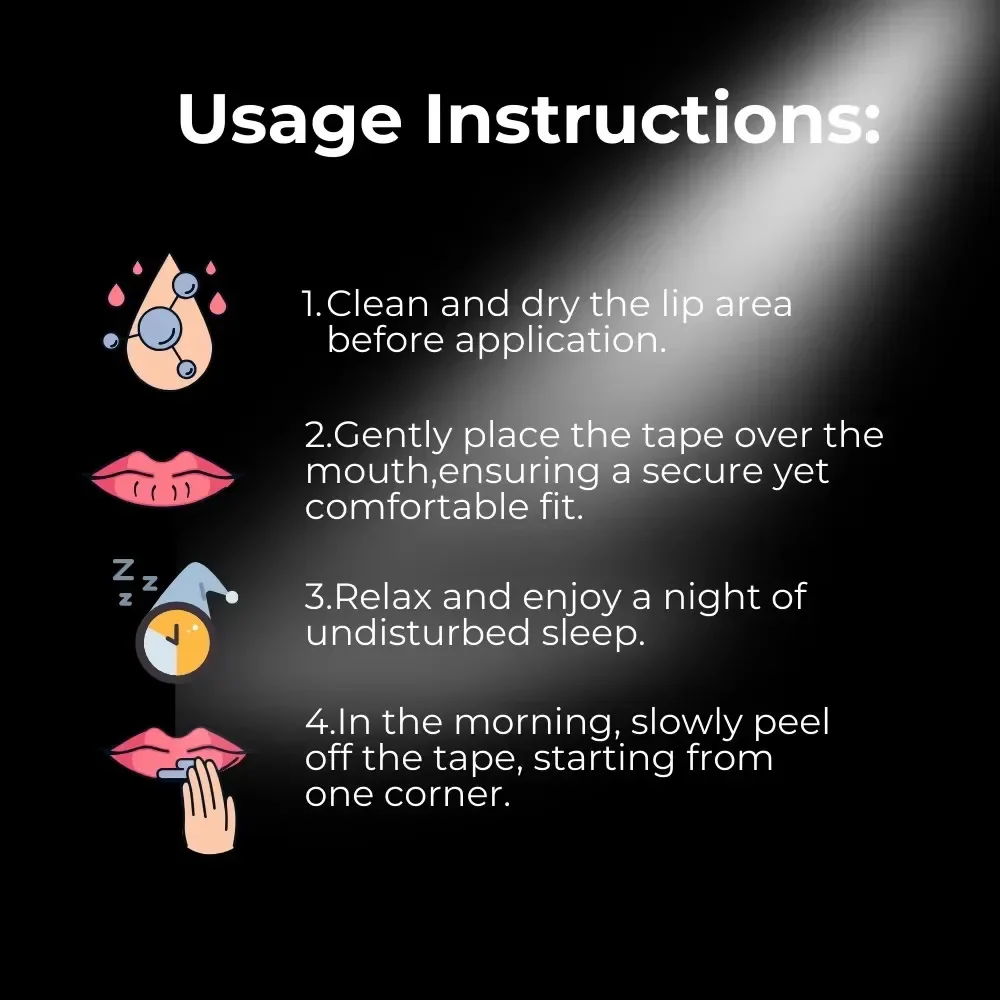 30-Pack Mouth Tape Strips - Image 6