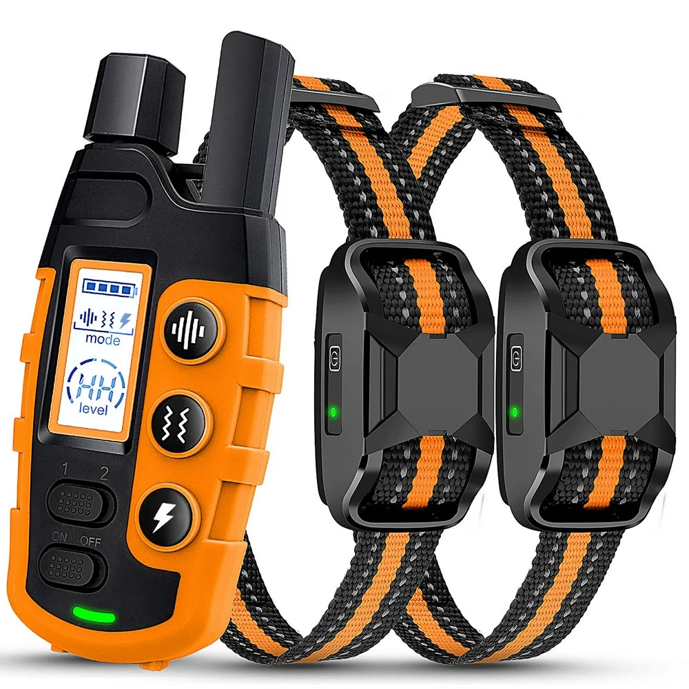 3300ft Rechargeable and Waterproof Dog Training Collar with Remote - Image 8