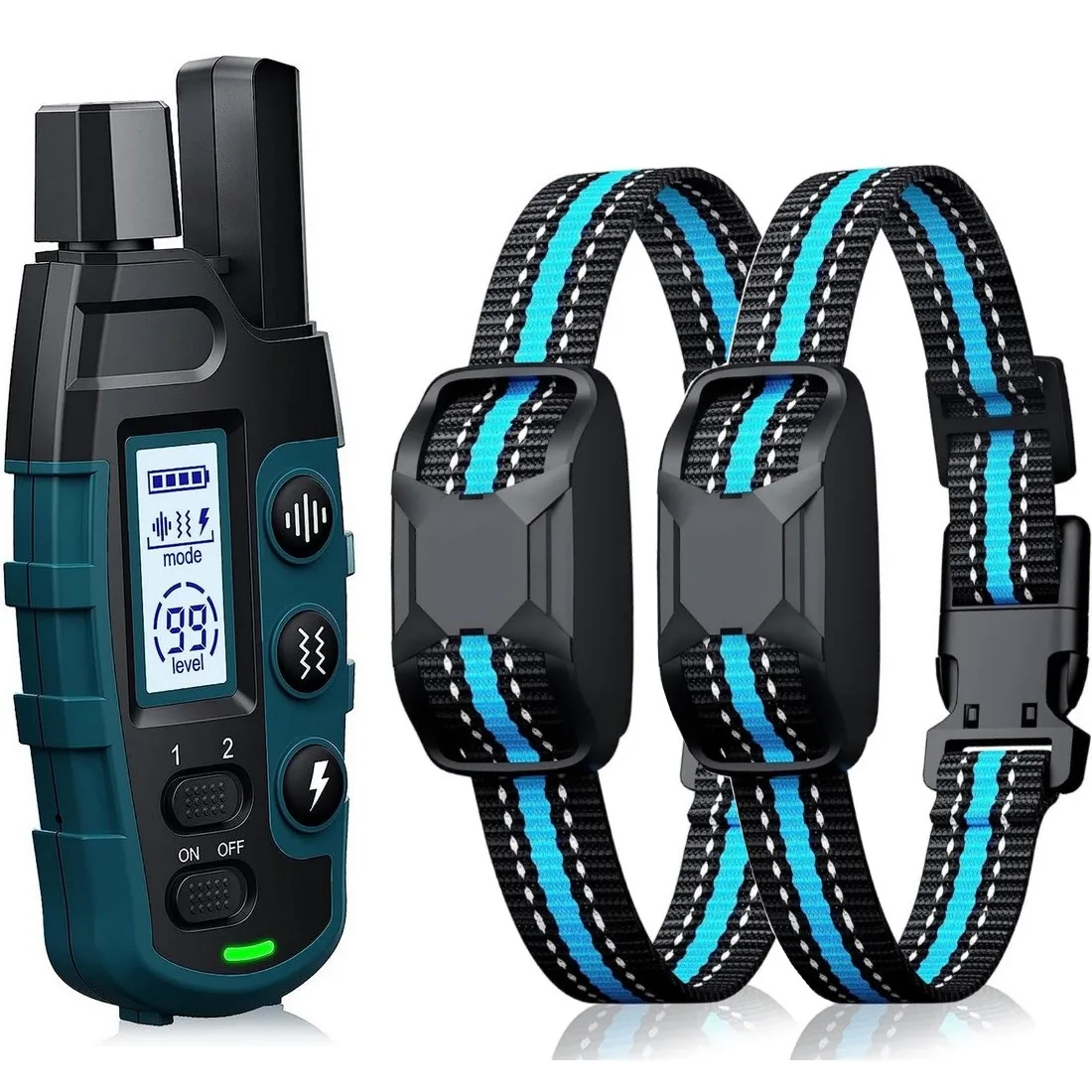 3300ft Rechargeable and Waterproof Dog Training Collar with Remote - Image 9
