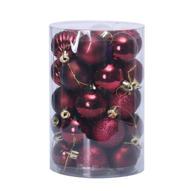 34 Christmas Tree Decoration Ball Set 4cm Ornaments - Image 10