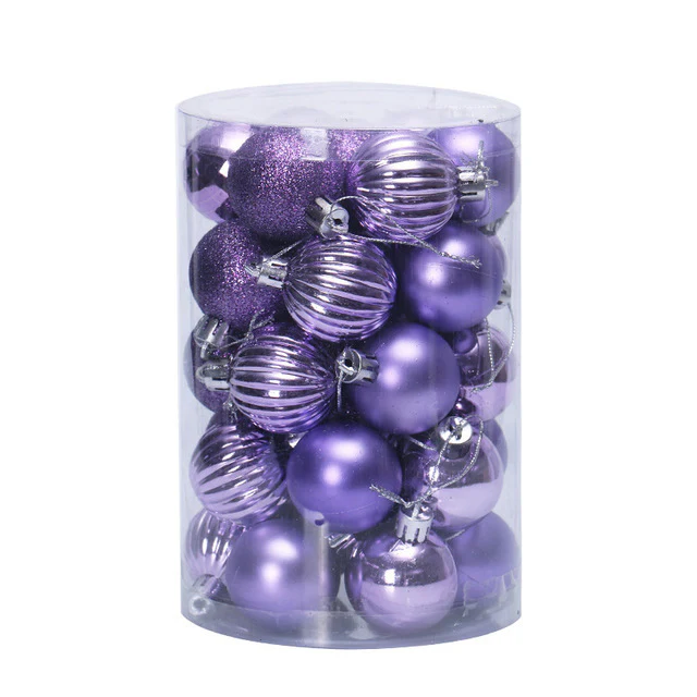 34 Christmas Tree Decoration Ball Set 4cm Ornaments - Image 13