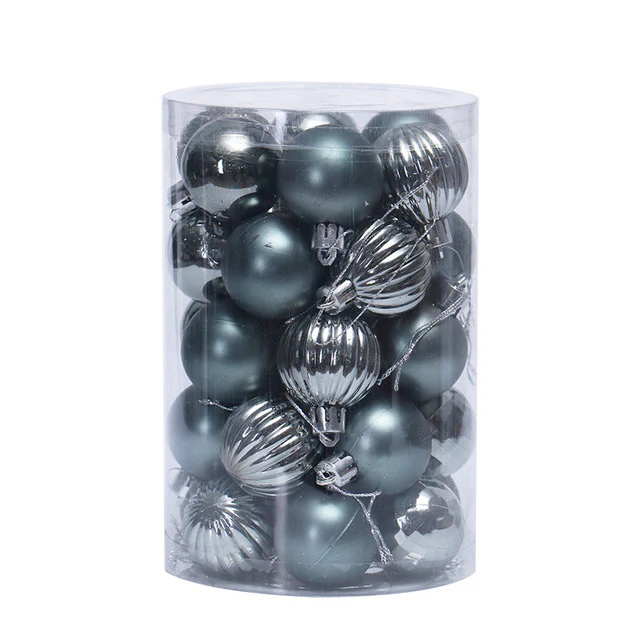 34 Christmas Tree Decoration Ball Set 4cm Ornaments - Image 22