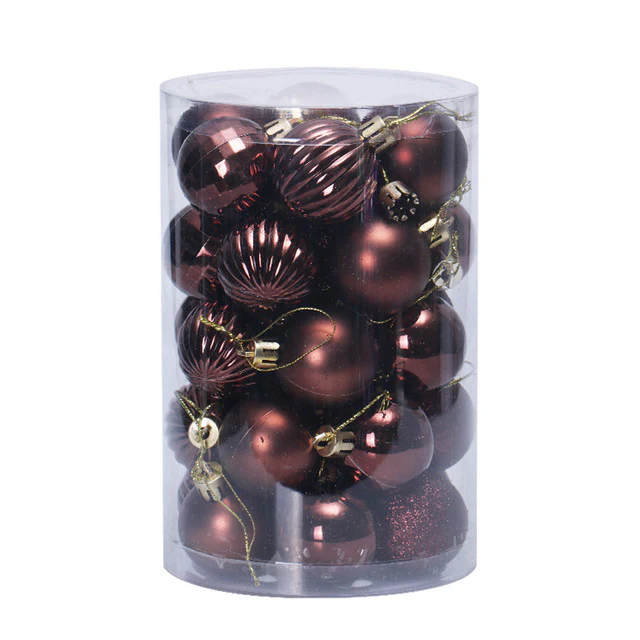 34 Christmas Tree Decoration Ball Set 4cm Ornaments - Image 9