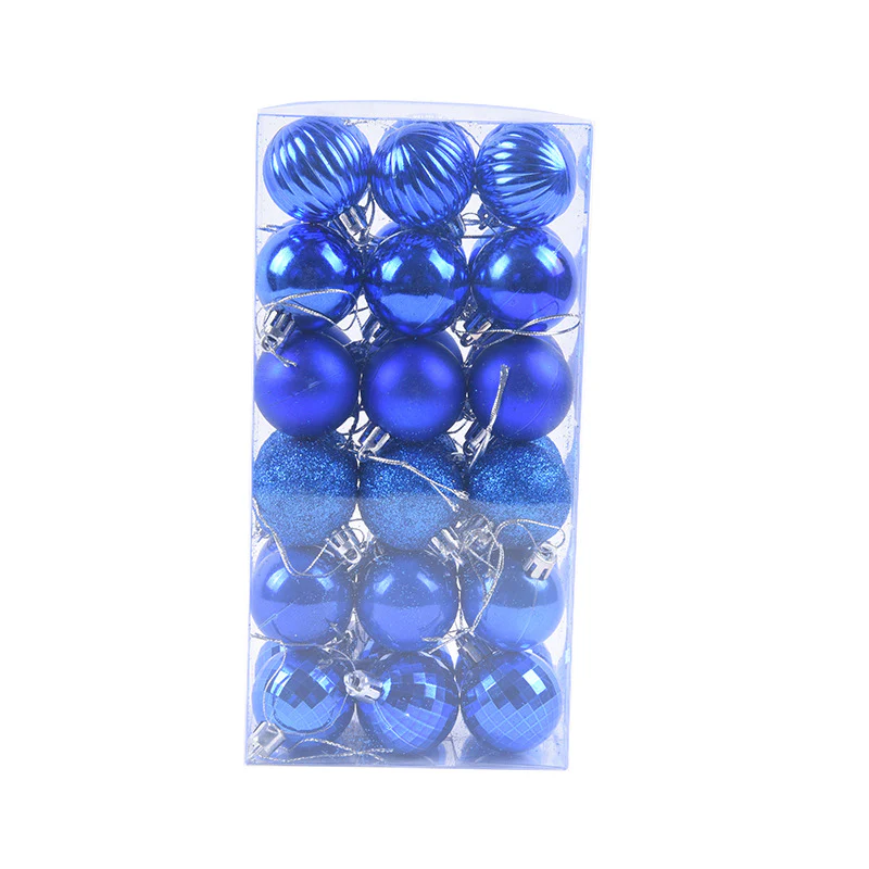 36 PCs Christmas Tree Decoration Colour Ball Set - Image 7