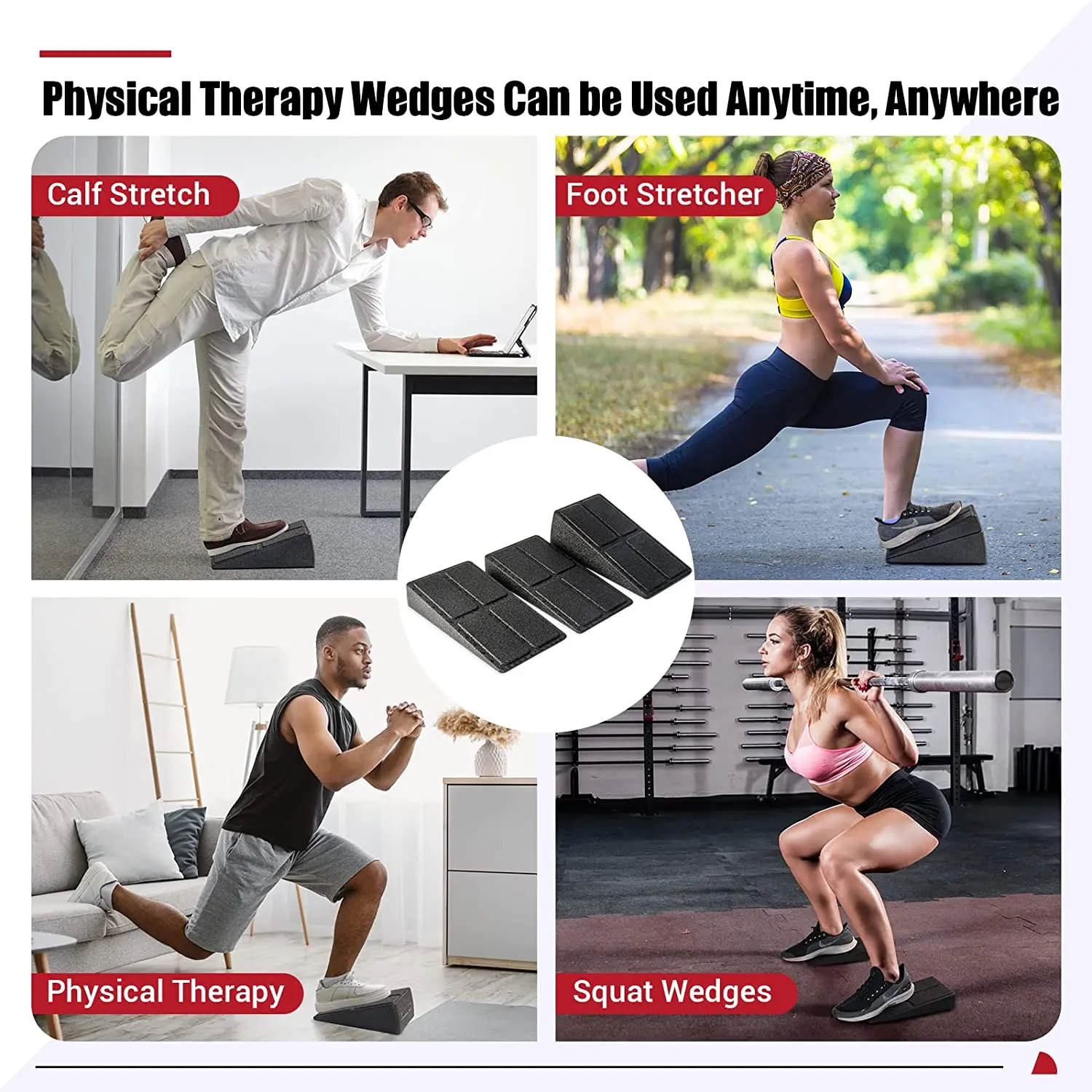 3pcs/Set Yoga Bricks Squat - Image 5